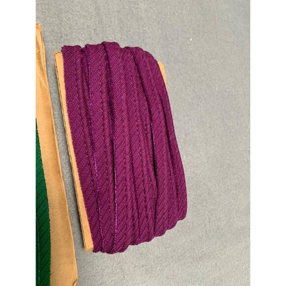 Vintage Trim Piping Bundle Purple & Green 7+ Yards Sewing Crafting Projects - Picture 6 of 7